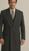 DBCoat Men's Wool Long Designer Men's Wool Men's Peacoat Sale Double Breasted Overcoat Style Full Length Dark Grey