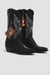Los Altos Boots Black Genuine Stingray Mantarraya Skin Single Stone Western Cowboy Botas De Mantarraya - Mantarraya Boots (EE)