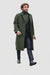 Men’s Olive Green Wool Overcoat Outfit – Winter Business Casual Style