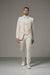 Men’s Ivory Floral Tuxedo with Wide Shawl Lapel | Wedding & Prom Wear