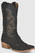 Black Pirarucu Fish Cowboy Boots