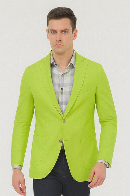 Mens Blazers Green