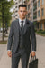 CALABRIA GREY Statement Suits Clothing Confidence Plaid Suit