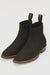 Los Altos Boots Men's Chelsea Charro Napa Leather/Suede Short Rubber Sole Natural Edge Boot ~ Botines Para Hombre Ankle Dress Style For Man