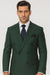 Statement Men's Outlet 2-Piece 100% Wool Double-Breasted Plaid Fashion Suit