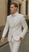 Sear Sucker Suit Mens 3pc 100% Cotton Seersucker Sear sucker suit White & Black - High End Suits - High Quality Suits