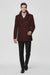 Men'S Designer Men'S Wool Men'S Peacoat Sale Wool Fabric Double Breasted Style Coat For Men Dark Burgundy