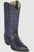 Lizard Cowboy Boots J-Toe Navy Blue