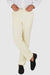 Tiglio Luxe Offwhite Semi-Wide Leg Wool Marbella Dress Pants