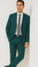 Men's 2 Button Super Slim Fit Teal Blue ~  Cheap Priced Business Suits Clearance Sale Jacket & pants