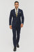 Statement Suits - Wool Suits - Peak Lapel Suits - Ticket Pocket - Modern Fit - Blue Suit