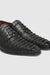 Marco Di Milano Cancun Black Caiman Crocodile Derby Shoes