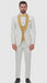 White and Gold Suit