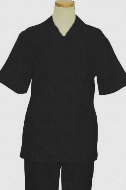 Linen Walking Suit Black