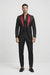 Red Prom Tuxedo - Wedding Suit - Groom Tuxedo Suit