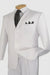 Three Button Suit - Classic Fit Pleated Pants - Mens Classic 3 Button Regular Fit White Suit