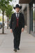 Western Suit - Trajes Para Hombres - Cowboy Formal Attire - Trajes De Novio - Two Button Peak Western Black
