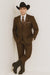 Western Suit - Trajes Para Hombres - Cowboy Formal Attire - Trajes De Novio - Chocolate