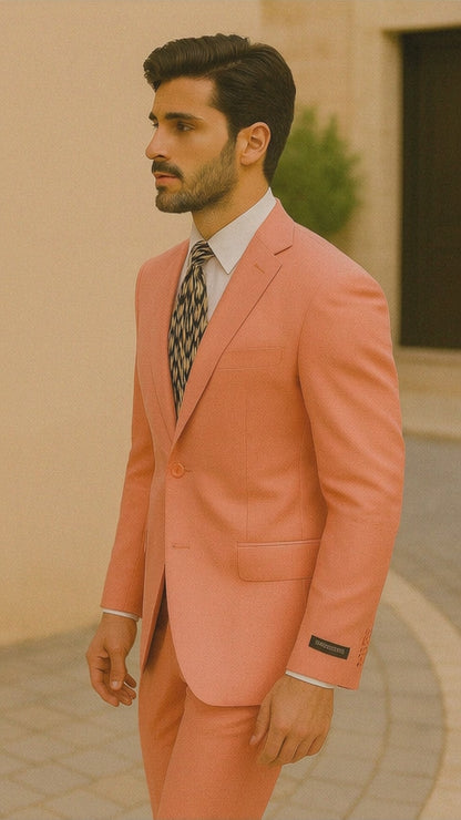 Mens Coral Suit - Coral Sport Coat