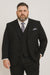 Cheap Plus Size Suits For Men - Big and Tall Suit For Big Guys Solid Black