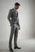 Brand: Caravelli Collezione Suit - Caravelli Suit - Caravelli italy Caravelli Men's Slim Fit 2 Button Light Grey Vested Suit