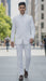 Off White sales Cream Ivory Mandarin Suits For Men