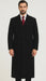 Black Cashmere Chesterfield Overcoat – 1920s Full Length Topcoat