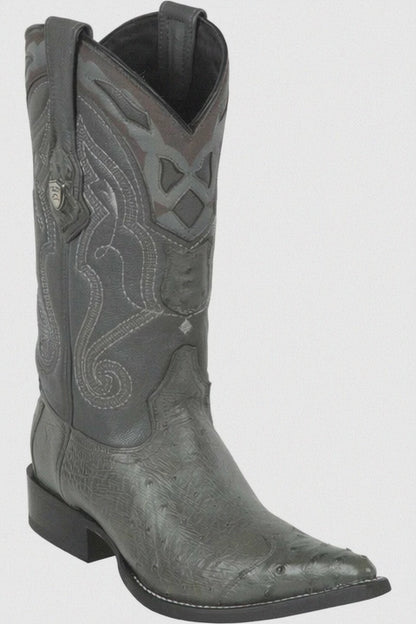 Men's Wild West Smooth Ostrich Skin