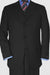 Classic Fit - Black Suit - Three Button Vested Suit - Athletic Fit