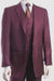Men'S 2 Button Athletic Cut Regular Fit Suit Burgundy ~ Wine ~ Maroon Suit