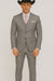 Grey and Pink Suits Including Shirt and Tie