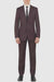 Men's 2 Button Plum ~ Eggplant ~ Dark Burgundy ~ Wine ~ Maroon Suit slim fitted skinny suit