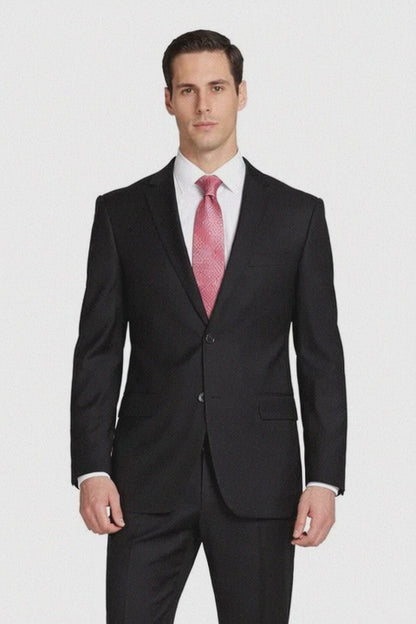 Tiglio Black or Gray 2-Button Slim or Modern Fit Suit