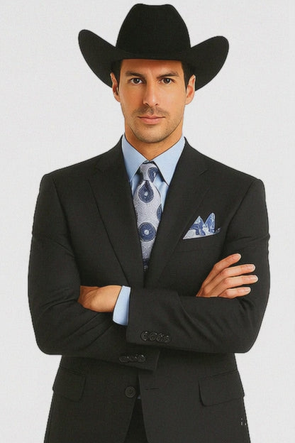 2 PC 2 Buttons Suit Luxurious Poly Rayon Charcoal Cheap Priced Business Suit Clearance Sale