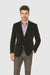 Black Big And Tall Blazers Clearance Cheap Priced Velvet Blazer / Sport Coat