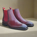 Calfskin Leather Chelsea Boot