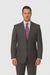 Men's Vitali  Authentic 2 Button Charcoal Slim Fit Suit - Color: Dark Grey Suit