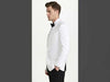 Snow White Dinner Jacket 100% Poly - Cheap Priced Blazer Jacket For Men Online1 Button Shawl Collar