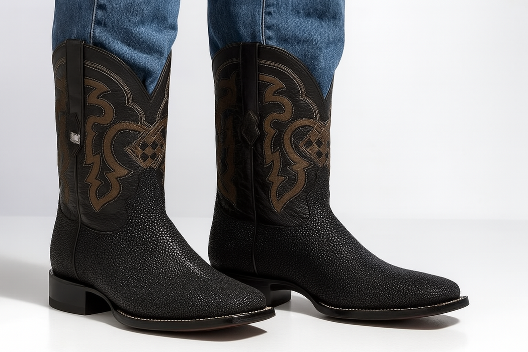 Print Stingray Boots