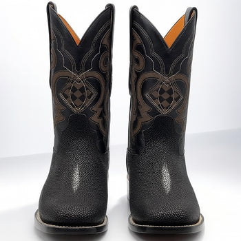 Print Stingray Boots by Hooch Boots