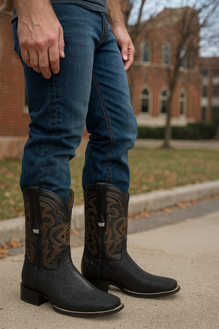Print Stingray Boots by Hooch Boots