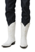 Print Ostrich Boots White