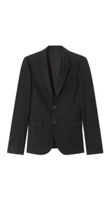 Slim Bi-Stretch Suit Jacket - Black