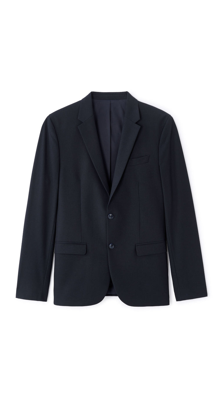Slim Bi-Stretch Suit Jacket - Navy