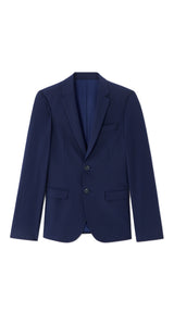 Slim Bi-Stretch Suit Jacket - Blue