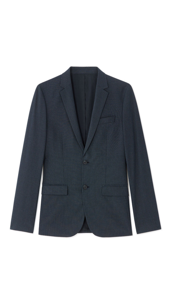 Slim Fit Bi-Stretch Suit Jacket - Navy Fant