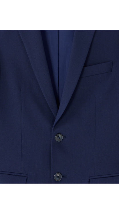 Slim Bi-Stretch Suit Jacket - Blue