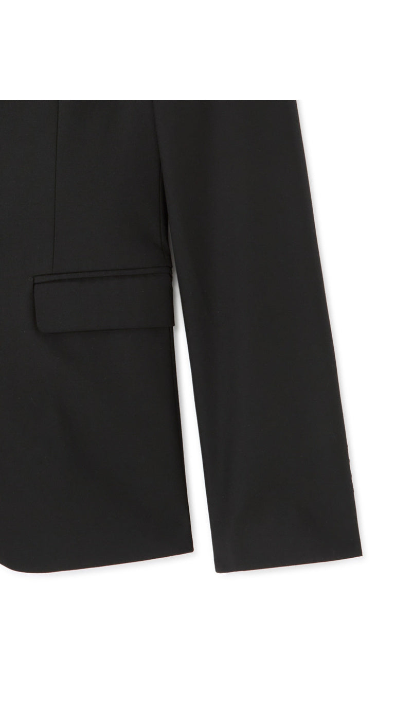 Slim Bi-Stretch Suit Jacket - Black