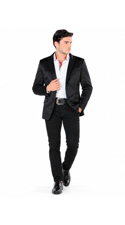 Lamasini Men’s Slim Fit Plain Casual Blazer (Model 492)