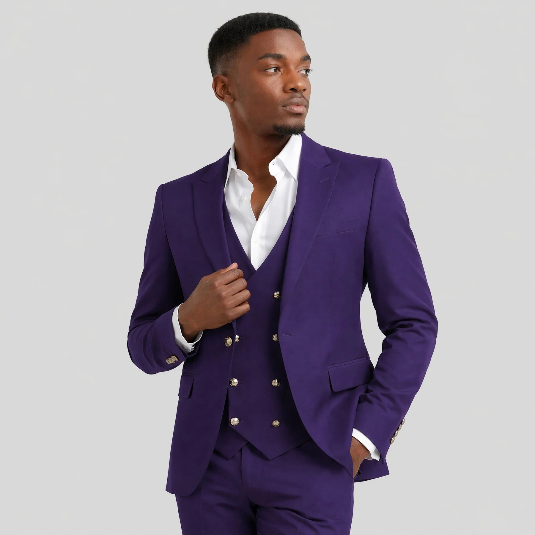 purple dress suit Tuxedo Action Men's 3-Piece One Button Paisley Dark Suit, Purple / 1*Top-clothes + 1*Vest + 1*Pants / 42R Elevate your prom look with Allaboutsuits Angus Dark Purple Notched Lapel One Button Prom Suits. Kate Middleton Purple Suit |